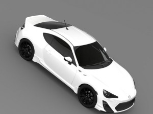 trd toyota 86 2013 3D Model