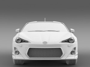 trd toyota 86 2013 3D Model