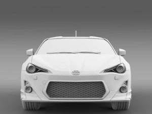 trd toyota 86 2013 3D Model