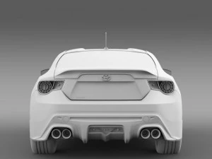 trd toyota 86 2013 3D Model