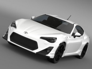 trd toyota gt 86 2014 3D Model