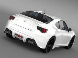 trd toyota gt 86 2014 Modelo 3D