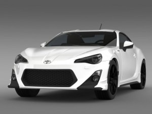 trd toyota gt 86 2014 Modelo 3D