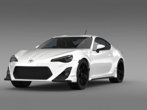 trd toyota gt 86 2014 Modelo 3D