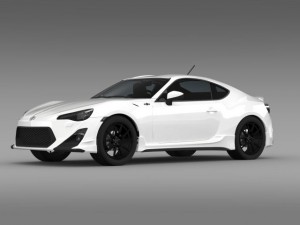 trd toyota gt 86 2014 Modelo 3D