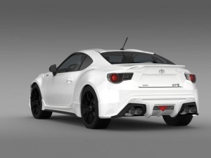 trd toyota gt 86 2014 Modelo 3D