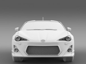 trd toyota gt 86 2014 Modelo 3D