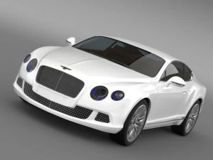 宾利欧陆 GT 速度 2012 3D 模型