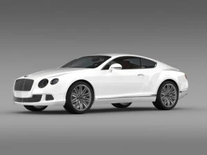 bentley continental gt speed 2012 3D Model