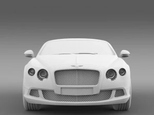 bentley continental gt speed 2012 3D Model