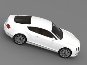 bentley continental gt speed 2012 3D Model