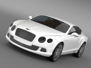 bentley continental gt 2011 3D Model