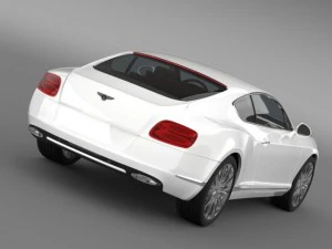 bentley continental gt 2011 3D Model