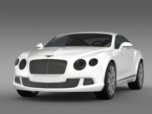 bentley continental gt 2011 3Dモデル
