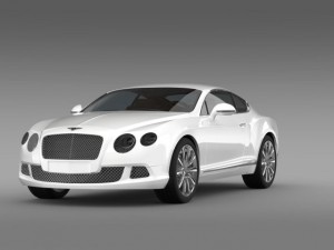 bentley continental gt 2011 3Dモデル