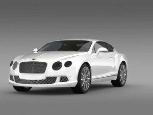 bentley continental gt 2011 3D Model