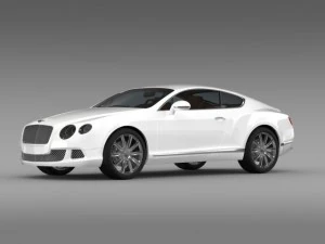 bentley continental gt 2011 3D Model