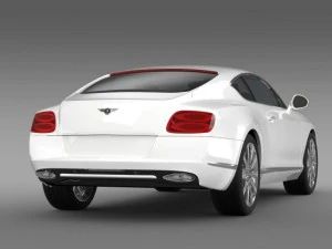 bentley continental gt 2011 3D Model