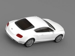 bentley continental gt 2011 3D Model