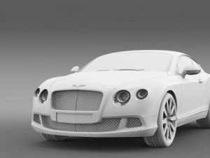 bentley continental gt 2011 3D Model