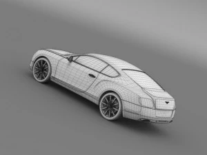 bentley continental gt 2011 3D Model