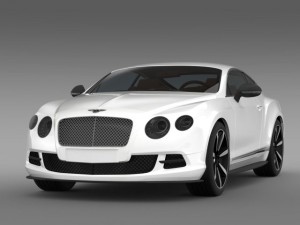 bentley continental gt mulliner styling 2011 3D मॉडल
