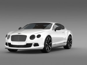 bentley continental gt mulliner styling 2011 3D मॉडल