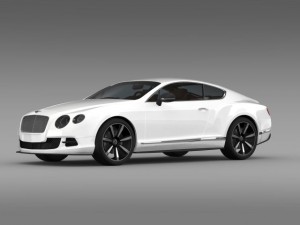bentley continental gt mulliner styling 2011 3D मॉडल