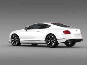 bentley continental gt mulliner styling 2011 3D मॉडल