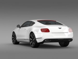 bentley continental gt mulliner styling 2011 3D मॉडल