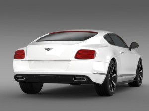 bentley continental gt mulliner styling 2011 3D मॉडल