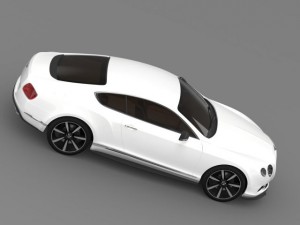 bentley continental gt mulliner styling 2011 3D मॉडल