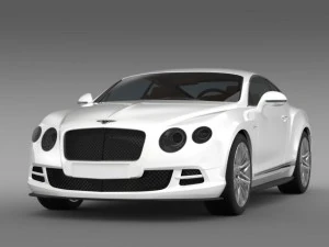 bentley continental gt speed 2014 3D Model