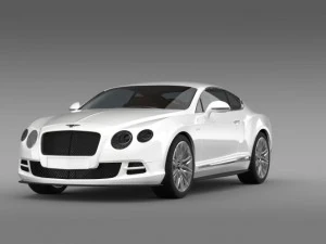 bentley continental gt speed 2014 3D Model