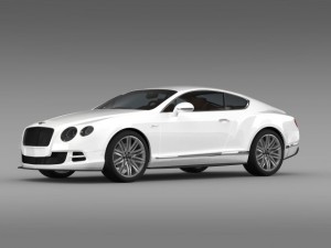 bentley continental gt speed 2014 3D Model