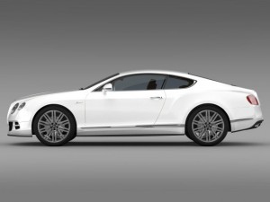 bentley continental gt speed 2014 3D Model