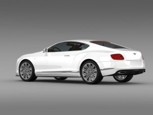bentley continental gt speed 2014 3D Model