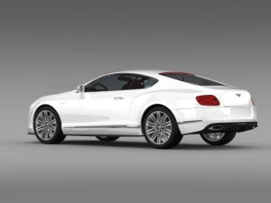 bentley continental gt speed 2014 3D Model