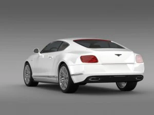 bentley continental gt speed 2014 3D Model