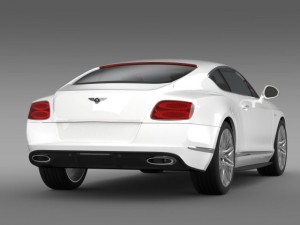 bentley continental gt speed 2014 3D Model