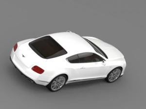 bentley continental gt speed 2014 3D Model