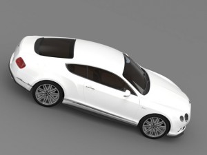 bentley continental gt speed 2014 3D Model