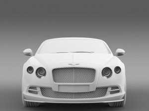 bentley continental gt speed 2014 3D Model