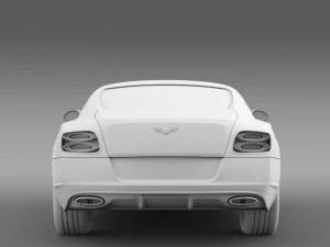 bentley continental gt speed 2014 3D Model