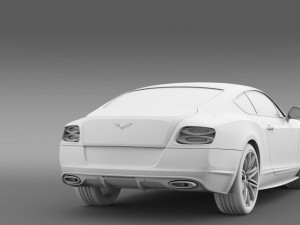 bentley continental gt speed 2014 3D Model