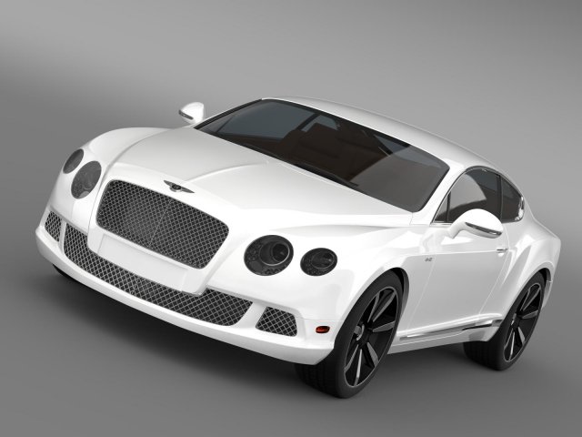 bentley continental gt speed le mans edition 2013 3Dモデル .c4d .max .obj .3ds .fbx .stl .blend 