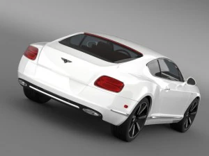 bentley continental gt speed le mans edition 2013 3D Model