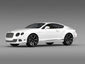 bentley continental gt speed le mans edition 2013 3D Model