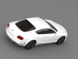 bentley continental gt speed le mans edition 2013 3D Model