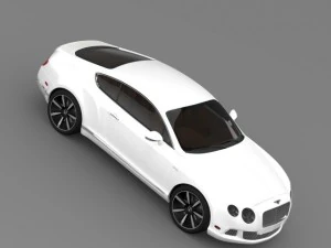 bentley continental gt speed le mans edition 2013 3D Model